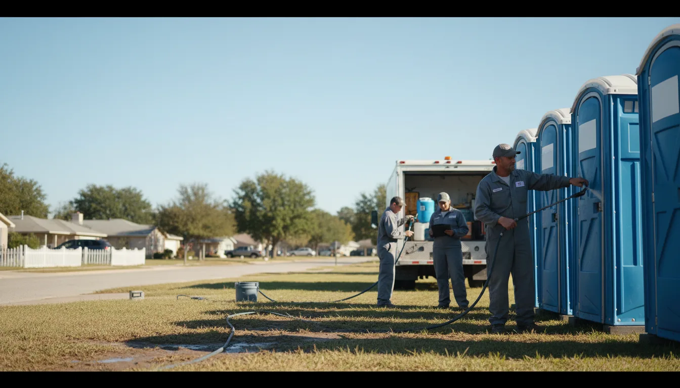 Long-Term Portable Toilet Rental in Dill City, OK near me